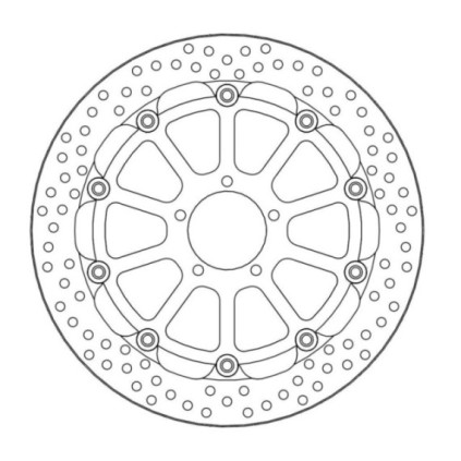 Moto-Master Racing Halo Brakedisc front KTM: 1290 Superduke
