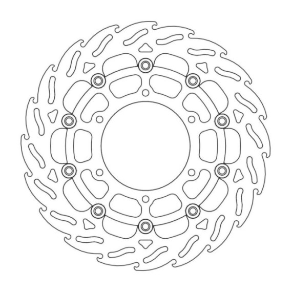Moto-Master Flame Brakedisc front left Suzuki: GSX-S1000(F)