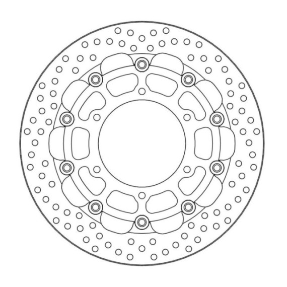 Moto-Master Racing Halo Brakedisc front Suzuki: GSX-S1000(F)