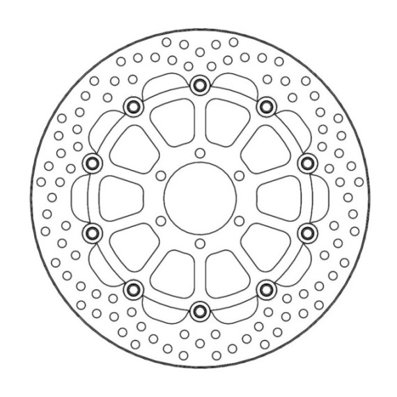 Moto-Master Halo Brakedisc front Ducati: Monster 620/695, Monster 800 S2R, Multi