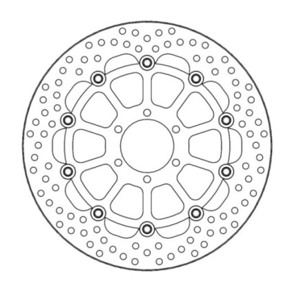 Moto-Master Halo Brakedisc front Ducati: Monster 620/695, Monster 800 S2R, Multi