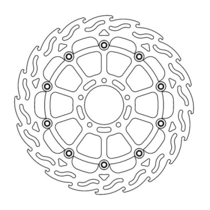 Moto-Master Flame Brakedisc front left Ducati: Scrambler 800 