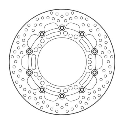 Moto-Master Halo Brakedisc front Kawasaki: Ninja 400 