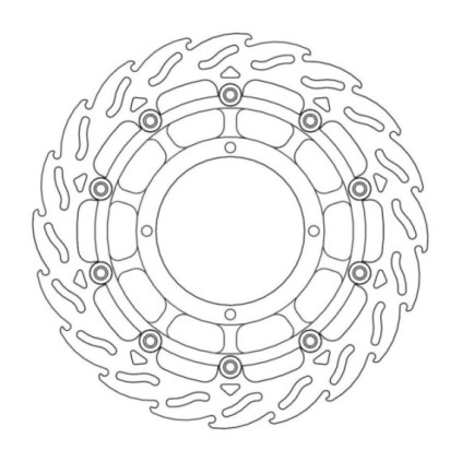 Moto-Master Flame Brakedisc front left Husqvarna 450-510-610-630 SM-R