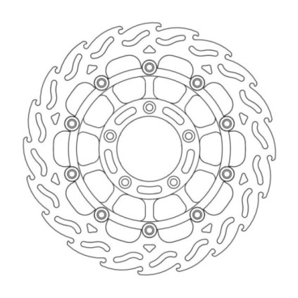 Moto-Master Flame Brakedisc front left MV Agusta: F4