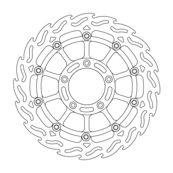 Moto-Master Flame Brakedisc front left MV Agusta 
