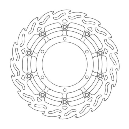 Moto-Master Flame Brakedisc front left Yamaha: XT660X