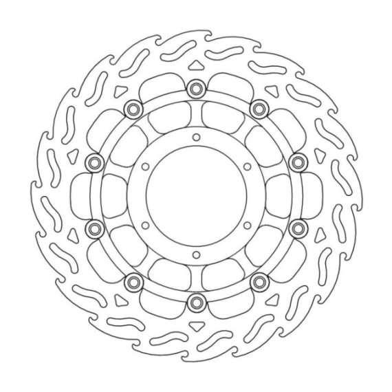 Moto-Master Flame Brakedisc front left Pan European, ABS, ST 1300