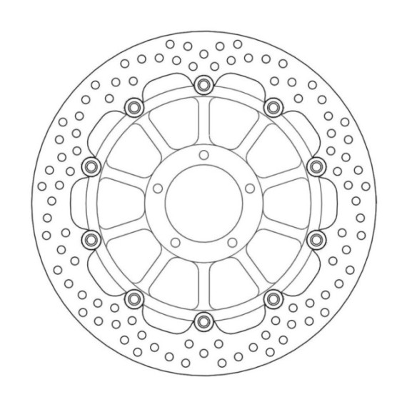 Moto-Master Halo Brakedisc front Ducati: 749/R/S, 848, S4R/S, 999S/R/Biposto, Mo