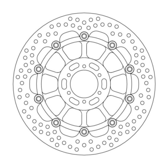 Moto-Master Halo Brakedisc front Honda: CB600F Hornet