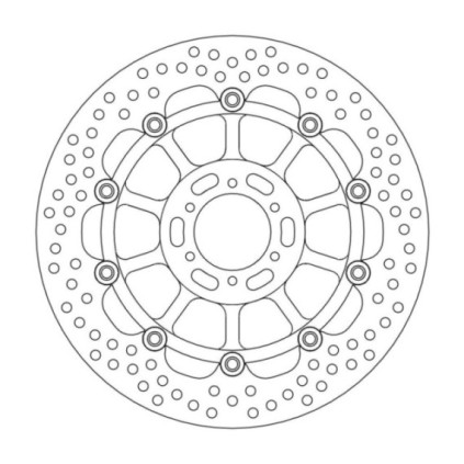 Moto-Master Halo Brakedisc front Honda: CB600F Hornet