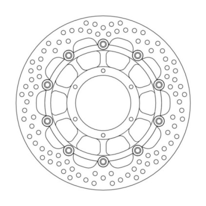 Moto-Master Halo Brakedisc front Honda: CBF600/N/S/ABS, CBF1000/F, DN-01