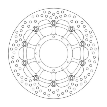Moto-Master Halo Brakedisc front Honda: CBR600F/Sport, CB900 Hornet