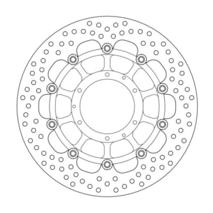 Moto-Master Halo Brakedisc front Honda: CBR600RR/ABS, CB1000R/ABS, CBR1000RR Fir