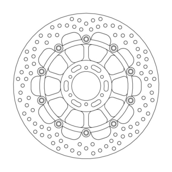 Moto-Master Halo Brakedisc front Honda: CBR900RR Fireblade