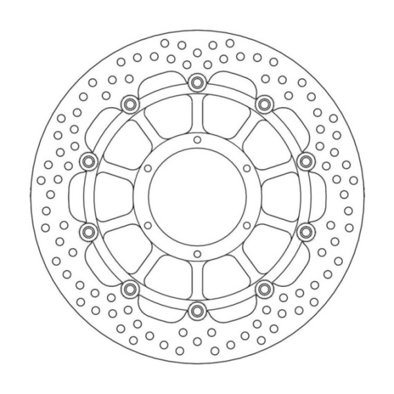 Moto-Master Halo Brakedisc front Honda: CBR1000RR Fireblade, VTR1000 SP1/SP2