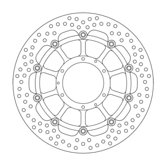 Moto-Master Halo Brakedisc front Honda: CBR1000RR Fireblade