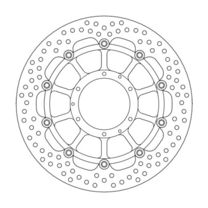 Moto-Master Halo Brakedisc front Honda: CBR1000RR Fireblade