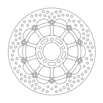 Moto-Master Halo Brakedisc front Kawasaki: ZX-6R, ZX-9R