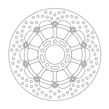 Moto-Master Halo Brakedisc front Suzuki: RG125, RGV250 Gamma, GSX750/1200