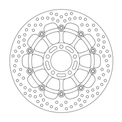 Moto-Master Halo Brakedisc front Suzuki: GS250F Bandit, GS400F, GSX400F Bandit, 