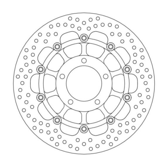 Moto-Master Halo Brakedisc front Triumph: Baby Speed 600, Daytona 600, Speed Fou