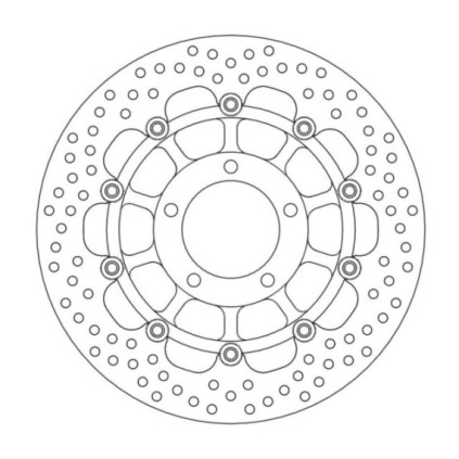 Moto-Master Halo Brakedisc front Triumph: Baby Speed 600, Daytona 600, Speed Fou