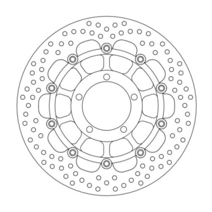 Moto-Master Halo Brakedisc front Triumph: Daytona 675, Street Triple 675/R