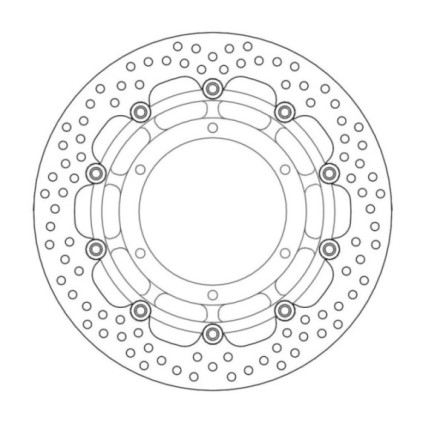 Moto-Master Halo Brakedisc front Yamaha: XT660X