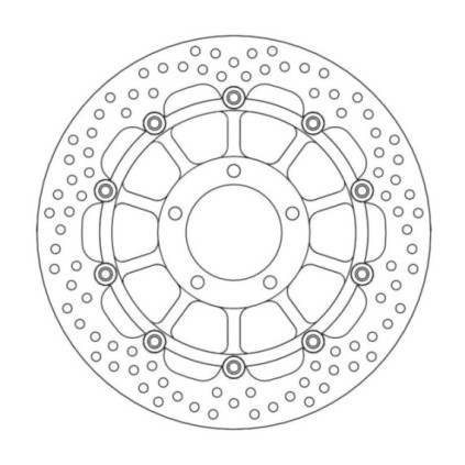 Moto-Master Halo Brakedisc front Triumph: T955 Daytona/Speed Triple, T1050 Sprin