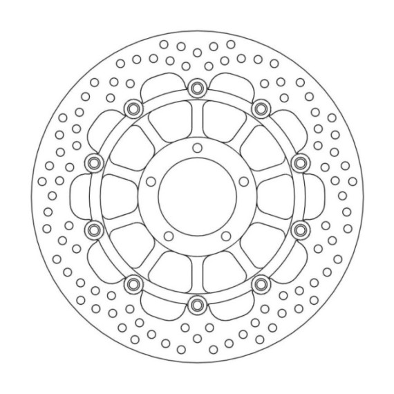 Moto-Master Halo Brakedisc front Ducati: Hypermotard/Evo/SP