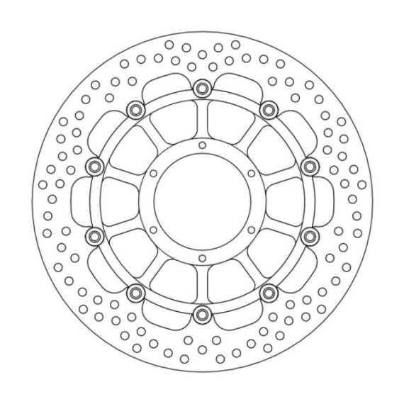 Moto-Master Halo Brakedisc front Honda: CBR900RR Fireblade, CBR954RR