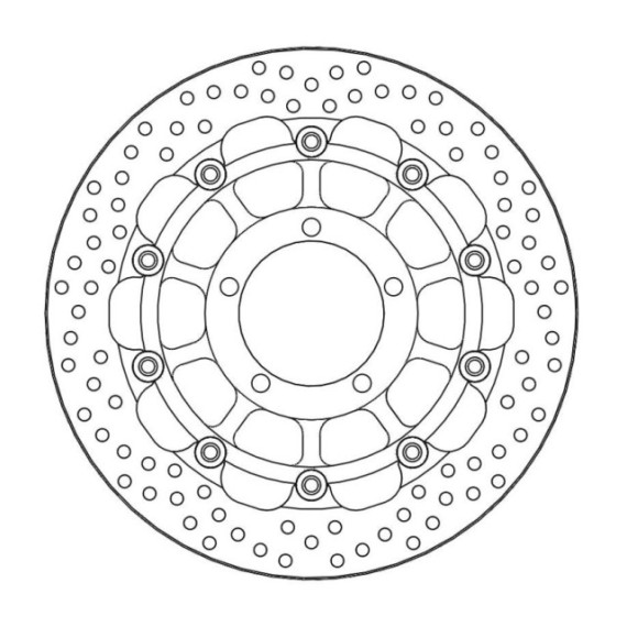 Moto-Master Racing Halo Brakedisc front 5,5mm Triumph