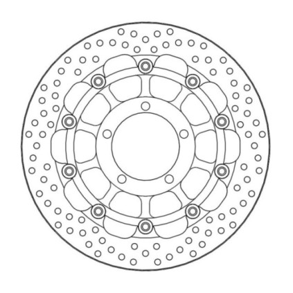 Moto-Master Racing Halo Brakedisc front 5,5mm Triumph