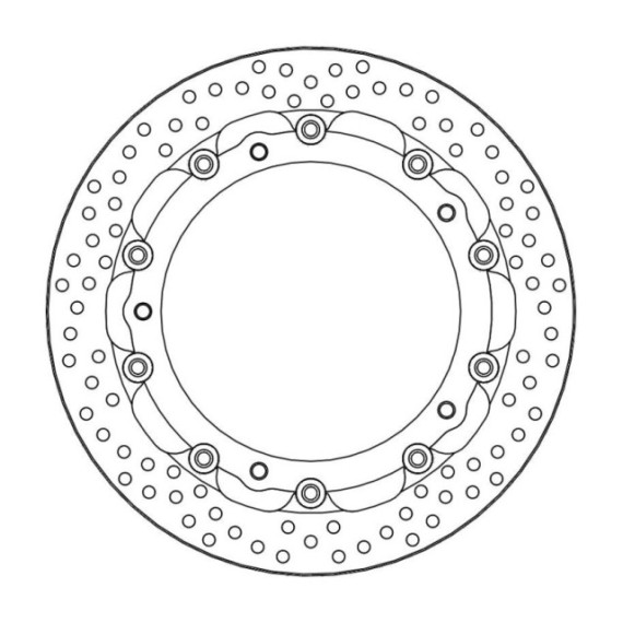 Moto-Master Racing Halo Brakedisc front 5,5mm BMW S1000RR