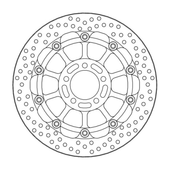 Moto-Master Racing Halo Brakedisc front 5,5mm Kawasaki: ZX, ZR, ZZR, GPZ