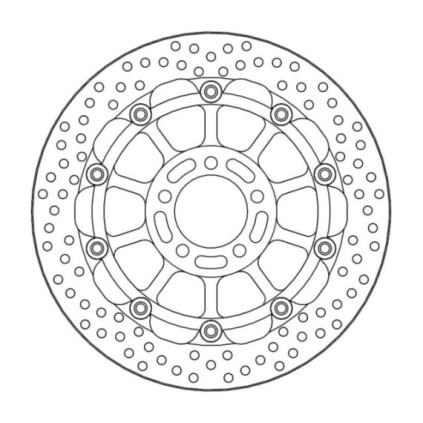 Moto-Master Racing Halo Brakedisc front 5,5mm Kawasaki: ZX, ZR, ZZR, GPZ