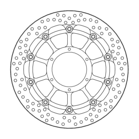 Moto-Master Racing Halo Brakedisc front 5,5mm Honda: VTR 1000 SP1 & SP2