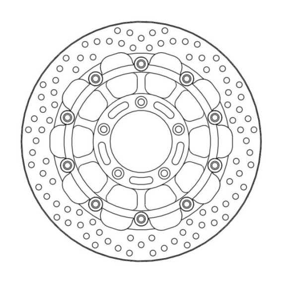 Moto-Master Racing Halo Brakedisc front 5,5mm MV Agusta: F4