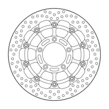 Moto-Master Racing Halo Brakedisc front 5,5mm MV Agusta: F4