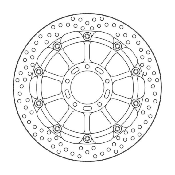 Moto-Master Racing Halo Brakedisc front 5,5mm Ducati: Diavel, Multistrada