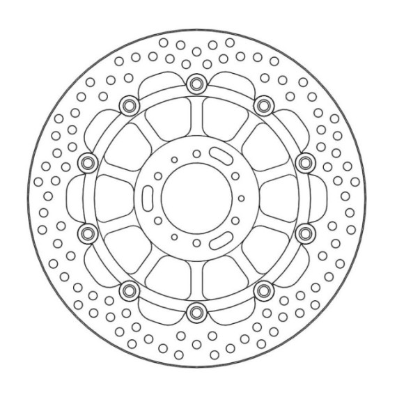 Moto-Master Halo Brakedisc front Honda: VFR 800, XL1000 Varadero ABS