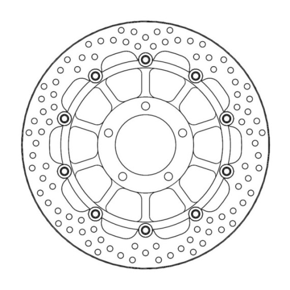 Moto-Master Halo Brakedisc front Triumph: Speed Triple, Tiger 1050, Tiger Sport