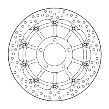 Moto-Master Racing Halo Brakedisc front Triumph: Speed Triple, Tiger 1050, Tiger