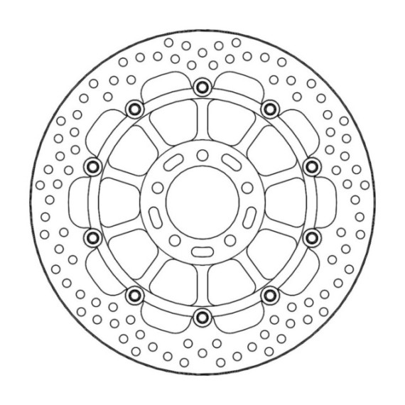 Moto-Master Halo Brakedisc front Kawasaki: ZX-10RR