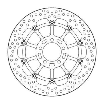 Moto-Master Halo Brakedisc front Kawasaki: ZX-10RR