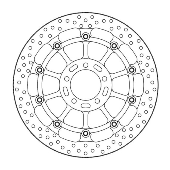 Moto-Master Racing Halo Brakedisc front Kawasaki: ZX-10RR