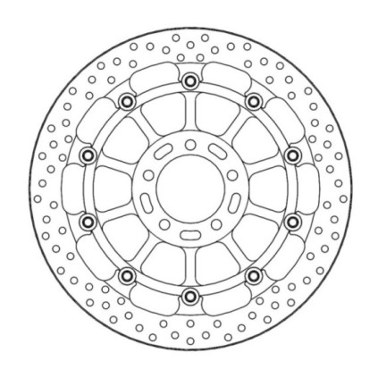 Moto-Master Racing Halo Brakedisc front Kawasaki: ZX-10RR