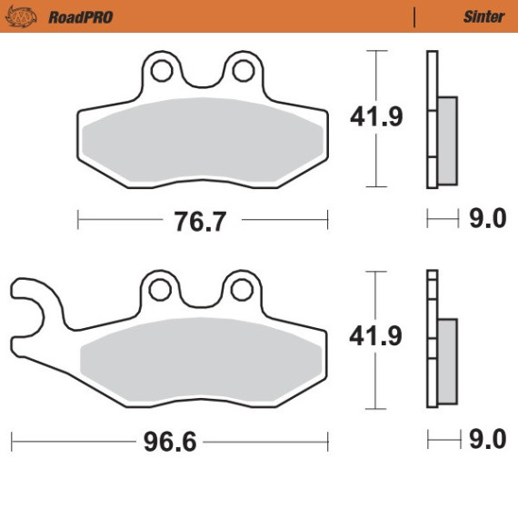 Moto-Master Brakepads RoadPRO Scooter