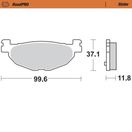 Moto-Master Brakepads RoadPRO Scooter